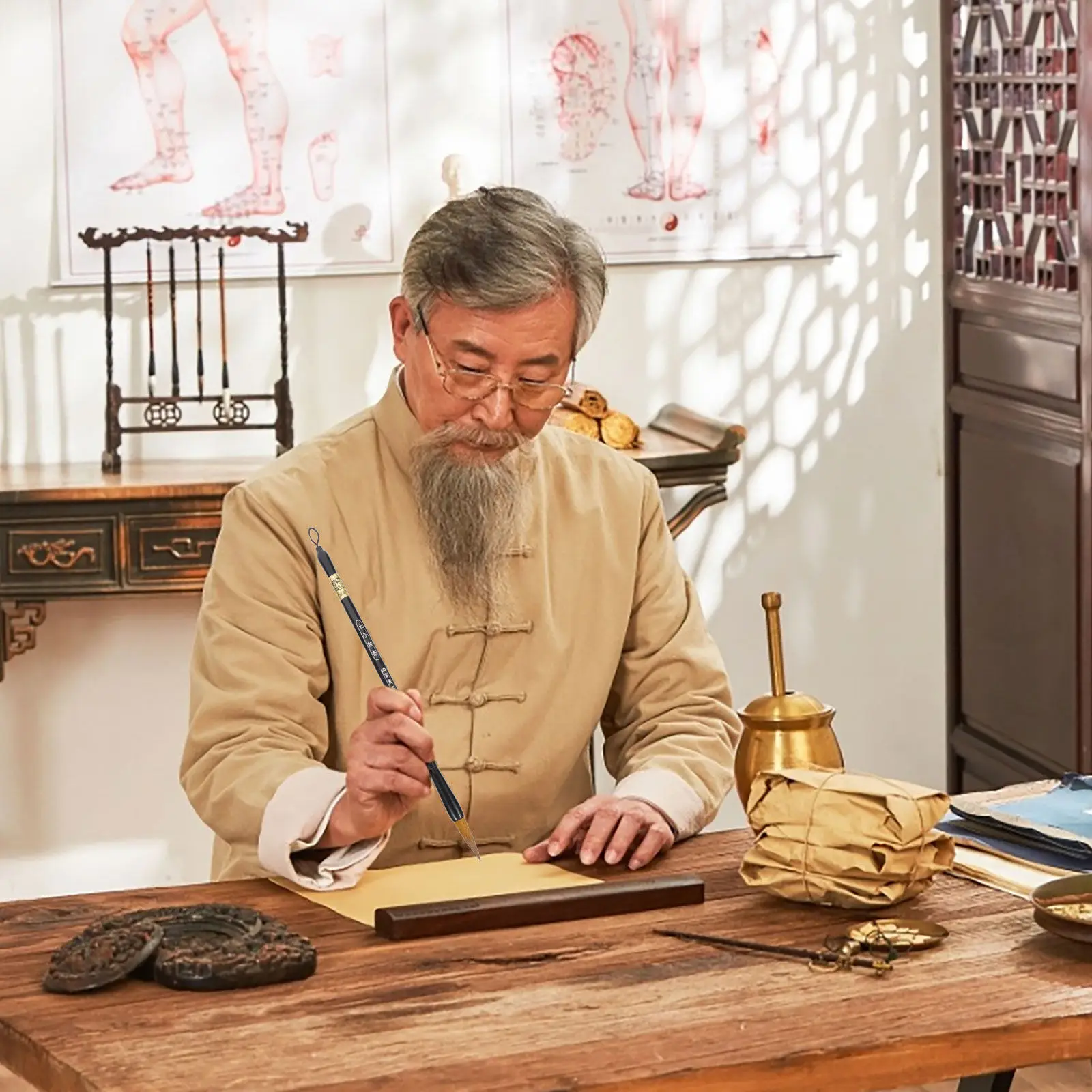 Wolf Hair Calligraphy Set