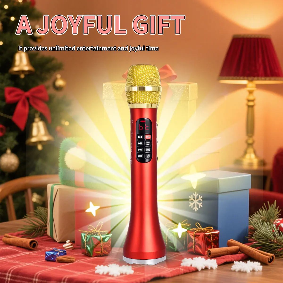 25W All-in-One Karaoke Mic Speaker