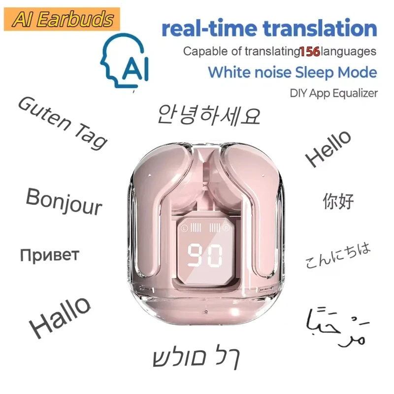 AI Translator Wireless Audio Earbuds